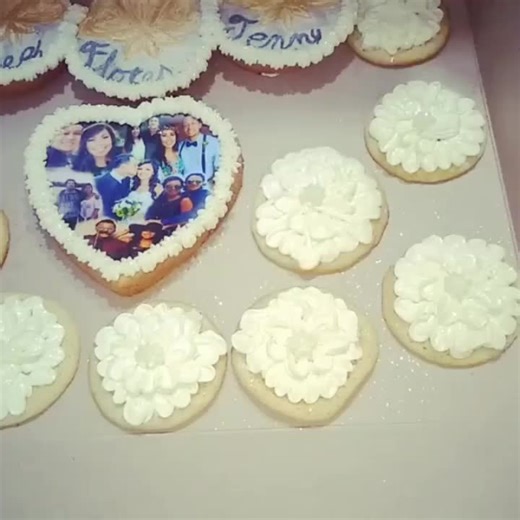 Paradize Cafe Bakery : Specialty Cookies Sugar Cookies with buttercream frosting and editable image perfect for any special occasion! #celebration #fyp:) #paradizecafebakery #cookies #homemade #bakery #lasvegas