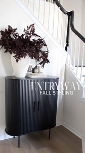 Small entryway styling for fall using my favorite pieces; this rug is my absolute favorite and it fits this space perfectly, this cabinet is not only beautiful but is also functional, it have so much storage and it also comes in 2 other colors. Let’s not forget about these amazing stems! The perfect stems for fall! ⭐️Comment: LINK For the links to be sent to your DM⭐️ Other ways to shop: -click the link on my bio and tap shop my Amazon Storefront or SHOP MY INSTAGRAM ON LTK -download the free ap