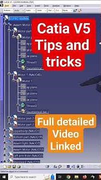 CATIA V5 - Tips and Tricks - Assembly Design #shorts #shortvideo