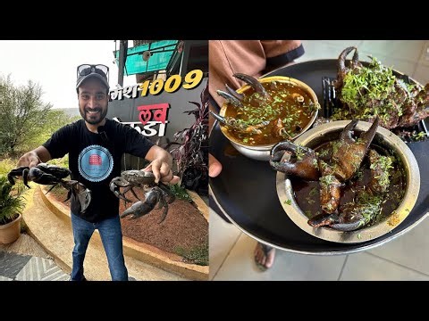 पुणे का मशहूर केकड़ा मसाला | Bulk making of Crab More than 1000 crabs daily | pune food tour