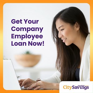 57 reactions · 23 shares | Are you eligible to apply for a Company Employee loan? Get it now with CitySavings! Join us on Viber: https://tinyurl.com/CitySavingsViber Message us: m.me/TalkToMaria.CitySavings Learn more: https://www.citysavings.com.ph City Savings Bank, Inc. is regulated by the Bangko Sentral ng Pilipinas with contact number (02) 8708-7087 and with email address consumeraffairs@bsp.gov.ph, and webchat at www.bsp.gov.ph | City Savings Bank | Facebook