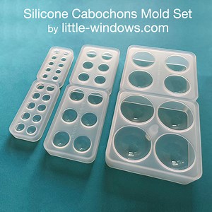 Best Resin Mold - Silicone Cabochons, 6 sizes, jewelry making, cosplay