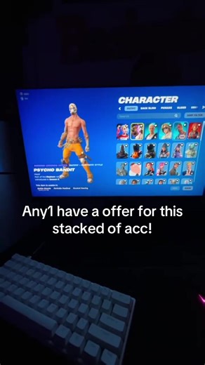Anyone wanna offer for this og stacked fn acc throw a good offer or ill trade for a stacked Roblox acc NGF tho sorry I had just got scammed #blowthisup #viral #xyzbca #fortnite #stackedogacc