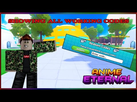 showing ALL working codes in anime eternal !🔥