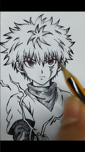 رسم كيلوا من انمي هنتر اكس هنتر