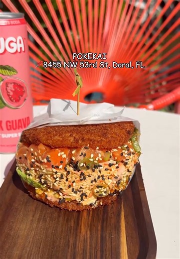 Fresh Poke Burgers with Beach Vibes