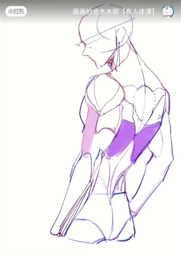 ฅ≽(•⩊ •マ≼ how to draw back muscles. male figure drawing practice. anatomy tutorial for artists from RedNote ~ save and practice . follow for more art lessons and art ideas 💡 . . . credit: id6718177870 . . #arttutorials #xiaohongshuart #artlesson #animeart #animearttutorial