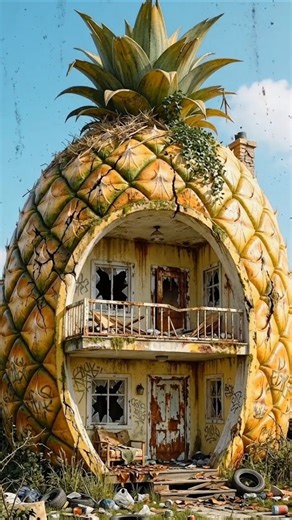 I Restored the World’s Most Famous Pineapple House! 🍍✨#restoration #transformation