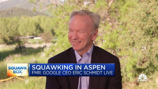 Watch CNBC's full interview with former Google CEO Eric Schmidt