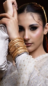 1.4K views · 49 reactions | Let the eye rest on our intricately crafted gold Bangles from our bridal collection. Discover many other high pieces from our gold jewellery collection. The reference number of this piece is BG00575 Browse and order online at houseofgoldbank.com or be our guest at our boutique in F-7 Markaz, Islamabad, for a personalized experience. #goldbank #goldjewelry #goldjewellery | Gold Bank | Facebook