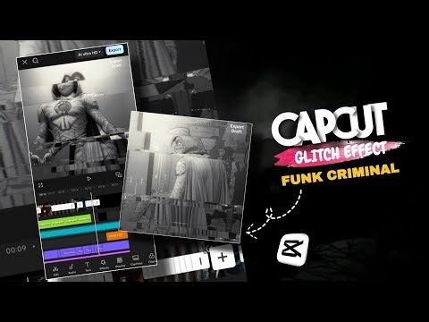 How to make trending Glitch Effect in Capcut || "FUNK CRIMINAL" Glitch Effect capcut