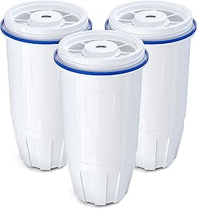 Upgraded Water Filter Replacement for Zero Pitcher and Dispenser ZR-001 ZR-004 ZP-006 ZR-017, Multi-Stage Filter System, Effectively Reducing Lead, Chromium, PFOA, and PFOS, Pack of 3, By DESENRUIS