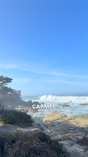 Carmel by the Sea (and Carmel Valley Village!) my favorite place in California. ✨ A charming, European style town filled with coastal views, boutique shopping, incredible food, and so much good wine 🍷🌊 🎥: @sandiegoloveletter @carmelvalleycreamery @houseofcardoon @portabellacarmel @carmelplaza @labicyclette_carmel @cypress_inn • • • • • • • #CarmelByTheSea #Carmel #carmelvalley #CaliforniaCoast #TravelCalifornia #WeekendGetaway #TravelInspo #CarmelCalifornia #CaliforniaDreaming | Carmel By The