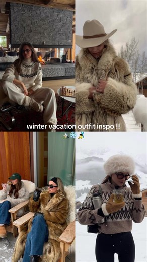 Winter Vacation Outfit Ideas for Your Cabin Getaway