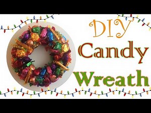 How To Make A Christmas Candy Wreath - Collab with Beadaholic94