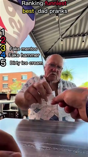 Ranking funniest best dad pranks #prank #funny #shorts