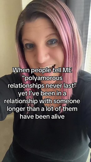 That’s cute ;) Of course relationships don’t have to continue and yes relationships of all kinds end for all sorts of reasons. That’s not necessarily a bad thing either. Mine could end at any moment too. But to think they “never” last to me does make me giggle. Y’all so silly!! #polyamory #polyamorous #polyam | InfinitePolyam