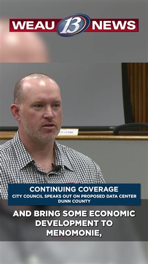 Residents have been calling for more transparency from the city council after a proposed $1.6 billion data center could be coming to Dunn County. MORE >> https://www.weau.com/2025/09/11/menomonie-city-council-members-emphasize-no-decision-has-been-made-proposed-data-center/ | WEAU 13 News