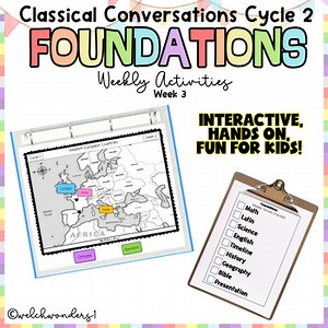 Classical Conversations Cycle 2 Boom Learning Digital Game Week 3