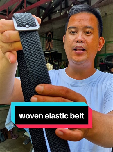 Woven Elastic Golf Belt with High-Quality Alloy Buckle