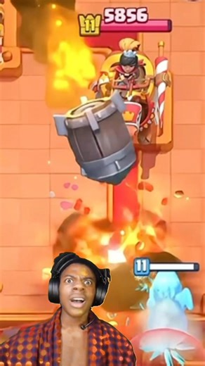 POV: Bro choses the Epic Rocket modifier in C.H.A.O.S 💀 #clashroyale #shorts