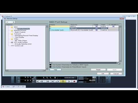 Cubase 5 Tutorial - Lesson 14: MIDI SetUp