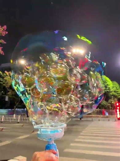 Who can resist the bubble machine with big bubble bags and small bubbles? The bubble machine is