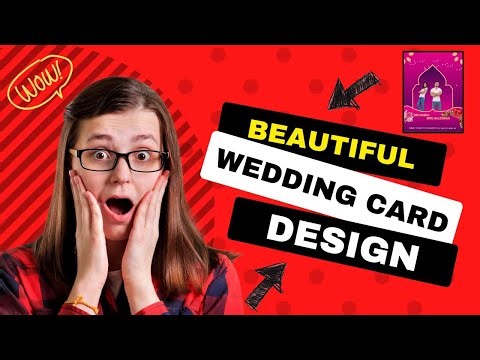 Beautiful Wedding Card Design – CorelDRAW Wedding Card by Pir Sudais (Pakistan) 2025