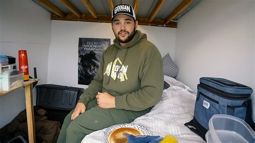 24 hour survival challenge in the doomsday shelter with puppy!
