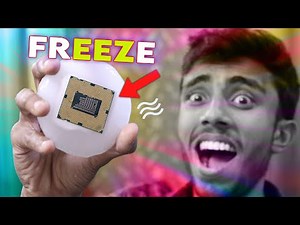 Freezing My Computer Processor! 🥶Best Way to Cool Your Desktop 😂 Cooling My PC With ICE