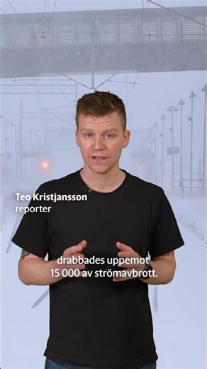 Stormen Johannes drar in över fjällen