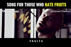 1.3M views · 13K reactions | Vege haters, it’s time for revenge! ⚔️ Thanks Fatman Chained for their "No Fruits" #9GAGFunOff submission, a parody of Alice Merton's "No Roots" music video. | 9GAG | Facebook