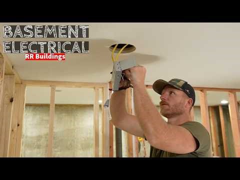 Basement Electrical and Prepping for Drywall