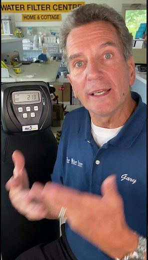 How do you MANUALLY REGENERATE a CLACK WS1 WATER SOFTENER Right Now? #shorts