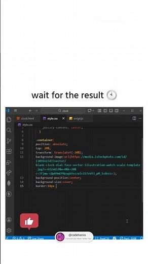 Create This Modern Analog Clock Using Pure JavaScript !