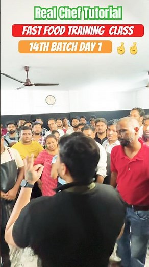 Real Chef Tutorial Cooking Class🤞 #realcheftutorial #fastfoodtrainingclass