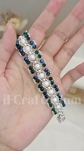 Vintage Lace Bracelet DIY Kit. step-by-step tutorial video included. #diy #DIYProjects #handmade #HandmadeJewelry #beadedjewelry #beads | Craftorium