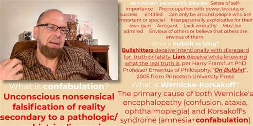 COMBINATORIAL CONFABULATION: from 1.Nutritional, 2.Narcissistic, and 3.Social Causes