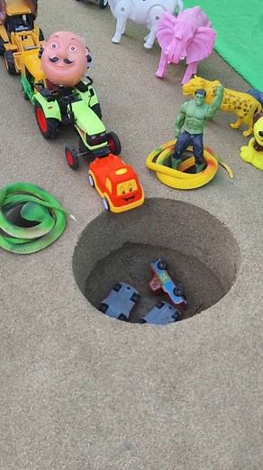 133K views · 502 reactions | JCB vs Tractor  Hulk Car Attack  auto rickshaw truck in Deep Pit 﫣 Animal Snake Toys #gadi #diy #diyprojects #rccars #RC #rctruck #RCPlane #reelschallenge #reelsviralシfb #reelsfacebook #fblifestyle #miniature #indainreels #Pakistan | Mini Rural Project | Facebook