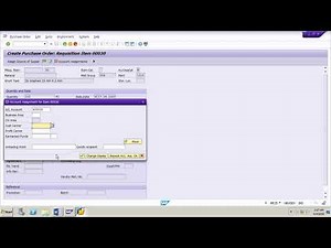 SAP MM Part 3 Source Determination_Create Purchase order with source determination