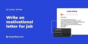 Generate motivational letter for job