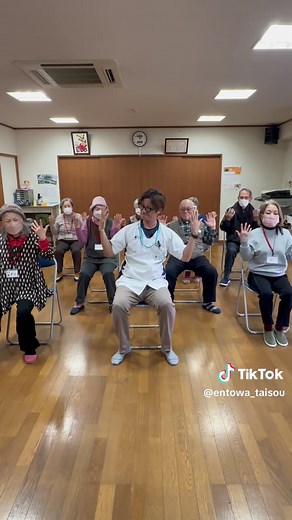 高齢者向け簡単ダンス：真っ赤な太陽
