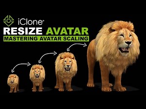 Mastering Avatar Scaling | Increase Animal Avatar Sizes in iClone Using Character Creator