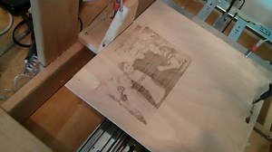 Printing Images With A Wood Burning CNC Machine