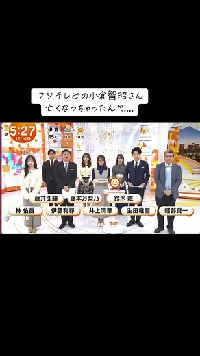 小倉智昭さんの死去を悼む