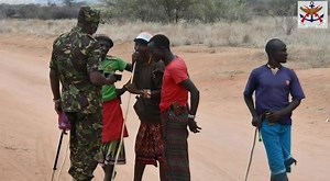 Kenya Defence Forces’ Artillery Brigade conducted a clearing exercise of Unexploded Ordnance (UXO) in Samburu County on 12th Sept 2020. Clearing of all undetonated bombs is key after every military training to ensure safety of residents. | Kenya Defence Forces