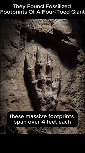 They Found Fossilized Footprints Of A Four-Toed Giant | Global News Desk