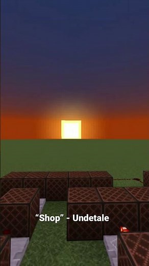 Minecraft note blocks- “Shop” - Undertale