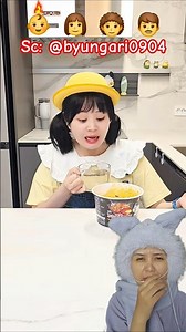 makan mie pedas⁉️ byungari0904