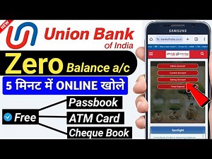 Union Bank Online Account Opening | Zero Balance Account | How to Open Union Bank Account Online.